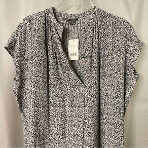 NWT 100% Silk Vince popover shift dress